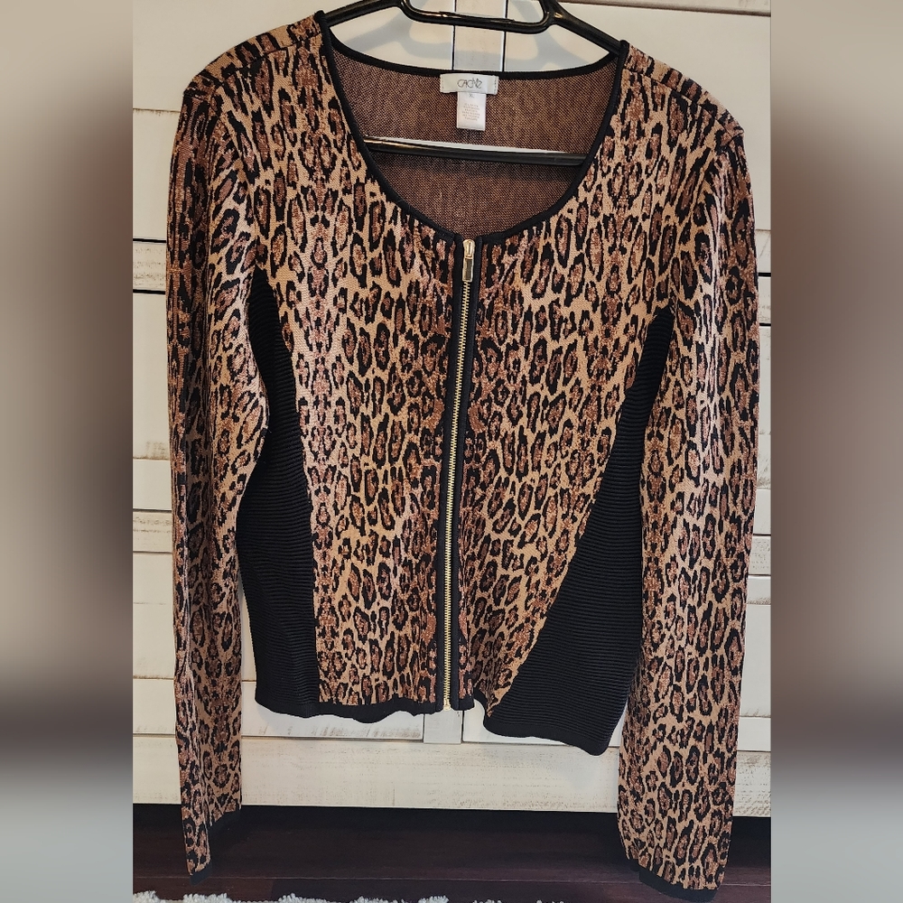 Cache sweater jacket